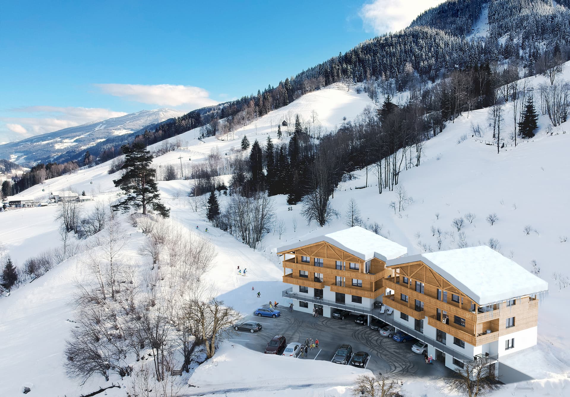 Rendering Apartements Erhardt in Schladming
