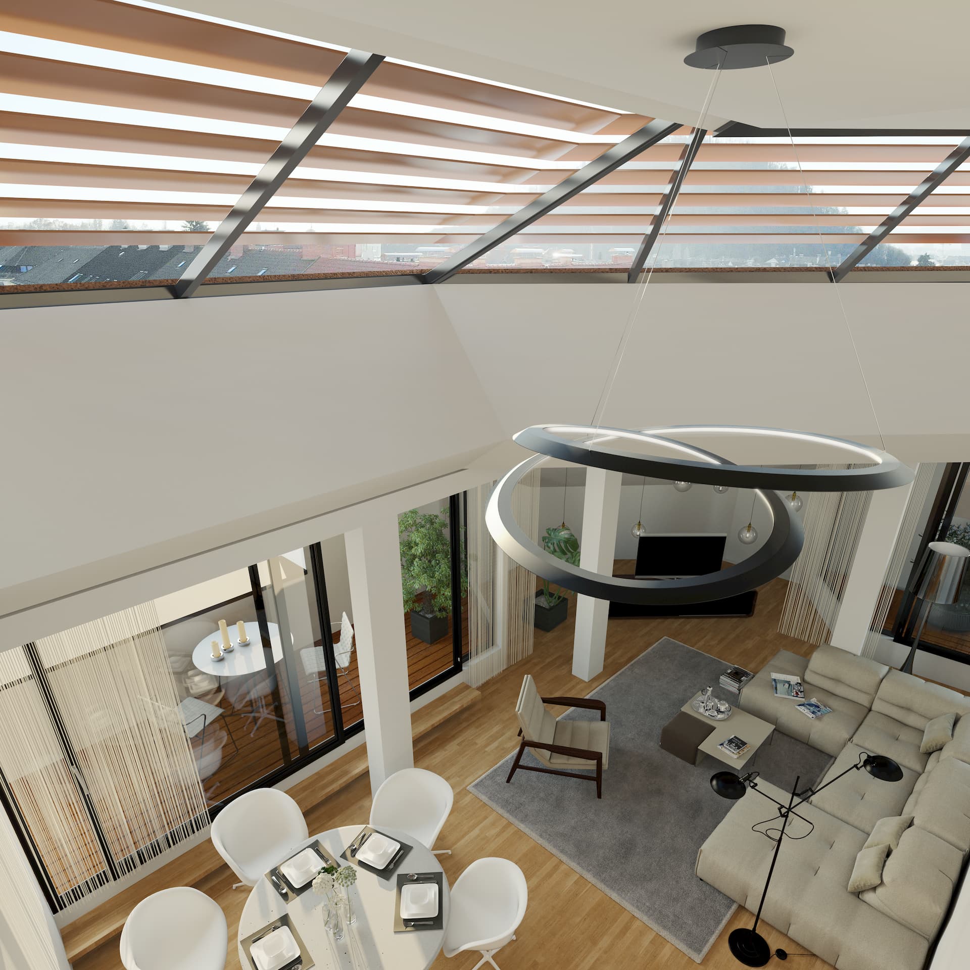 Innenansicht Dachbodenausbau Immola